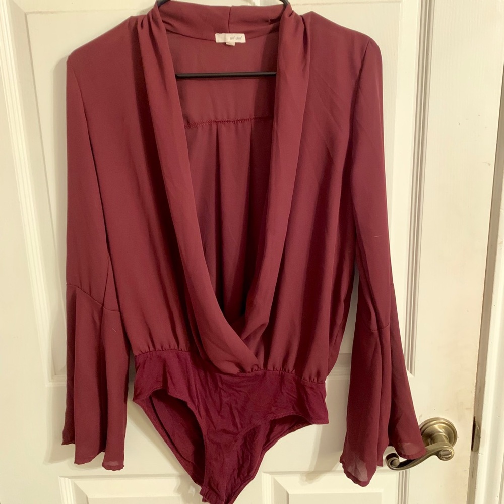 Deep V Onesie